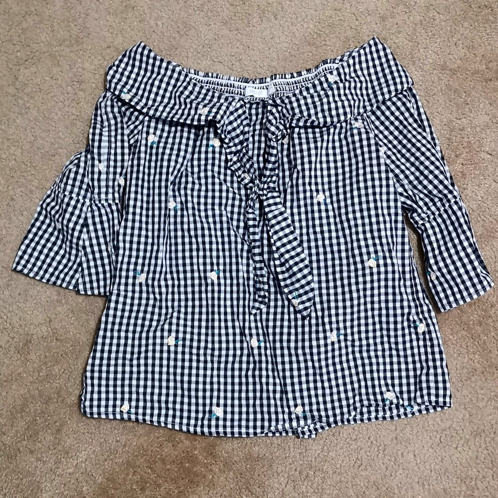 Cute cotton top women long sleeve